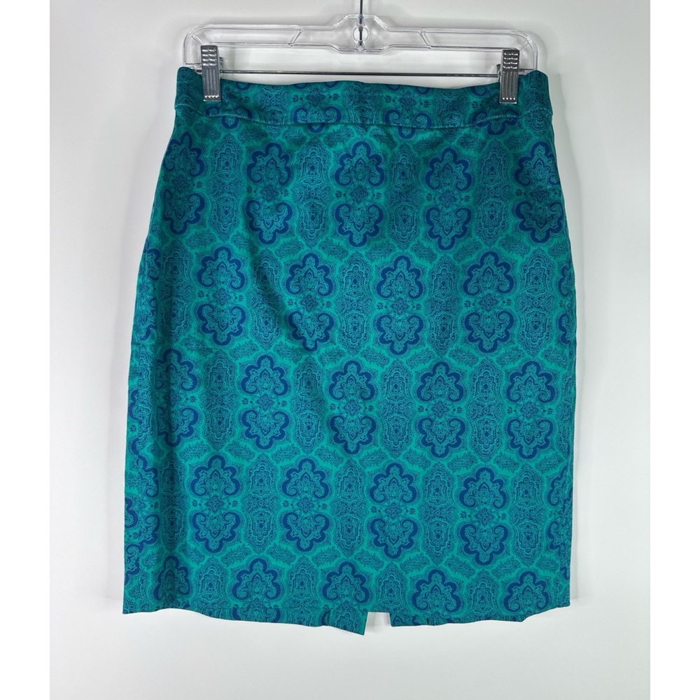J. Crew Factory ColorfulPatterned Pencil Skirt